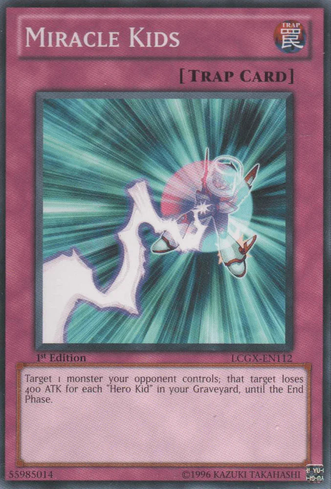 1st Edition, Common, Legendary Collection 2, Normal Trap, Trap, Unlimited Miracle Kids [LCGX-EN112] Common - Trading Card World