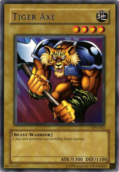 Beast-Warrior, Earth, Normal Monster, Rare, Tournament Pack 1, Unlimited Tiger Axe [TP1-012] Rare - Trading Card World