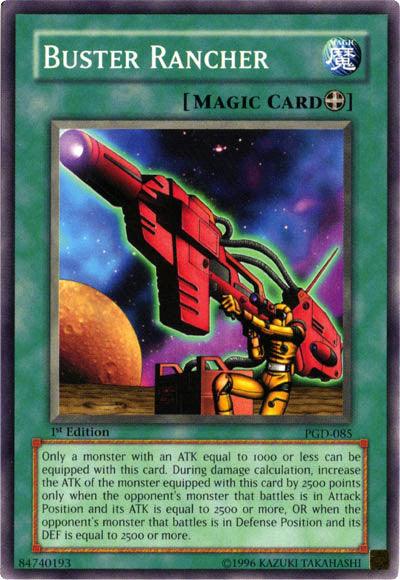 1st Edition, Common, Equip Spell, Pharaonic Guardian, Spell, Unlimited Buster Rancher [PGD-085] Common - Trading Card World