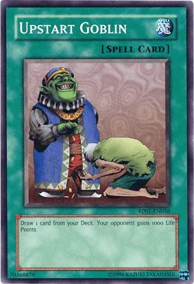 Common, Normal Spell, Retro Pack 1, Spell, Unlimited Upstart Goblin [RP01-EN056] Common - Trading Card World