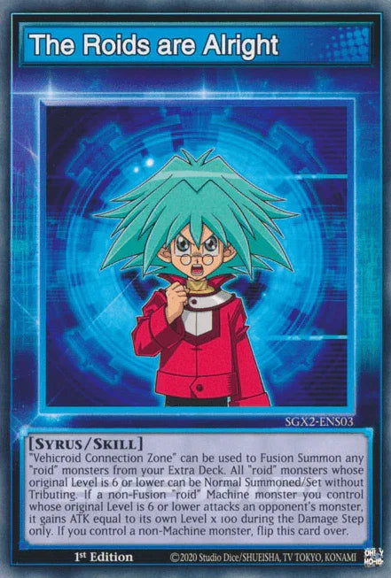 1st Edition, Common, Skill Card, Speed Duel GX: Midterm Paradox The Roids are Alright [SGX2-ENS03] Common - Trading Card World