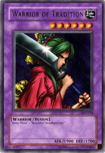 Earth, Fusion Monster, Rare, Tournament Pack 2, Unlimited, Warrior Warrior of Tradition [TP2-014] Rare - Trading Card World