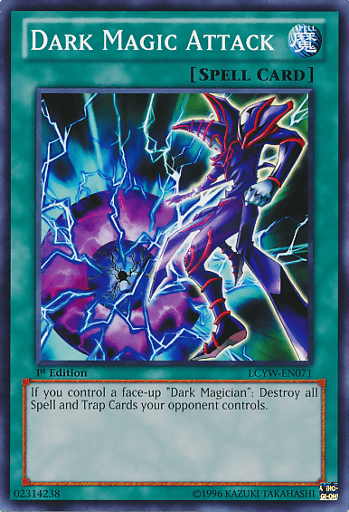 1st Edition, Common, Legendary Collection 3: Yugi's World, Normal Spell, Spell, Unlimited Dark Magic Attack [LCYW-EN071] Common - Trading Card World