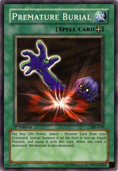 1st Edition, Common, Equip Spell, Spell, Starter Deck: Kaiba Evolution, Unlimited Premature Burial [SKE-039] Common - Trading Card World