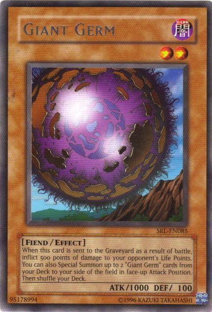 Dark, Effect Monster, Fiend, Rare, Spell Ruler, Unlimited Giant Germ [SRL-EN085] Rare - Trading Card World