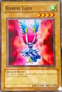 Common, Metal Raiders, Normal Monster, Unlimited, Wind, Winged Beast Harpie Lady (New Artwork) [MRD-008] Common - Trading Card World