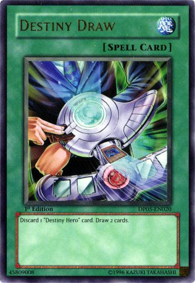 1st Edition, Duelist Pack 5: Aster Phoenix, Normal Spell, Spell, Ultra Rare, Unlimited Destiny Draw [DP05-EN020] Ultra Rare - Trading Card World