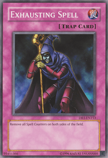 Common, Dark Revelation Volume 1, Normal Trap, Trap, Unlimited Exhausting Spell [DR1-EN153] Common - Trading Card World