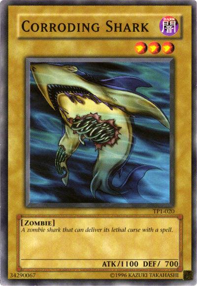 Common, Dark, Normal Monster, Tournament Pack 1, Unlimited, Zombie Corroding Shark [TP1-020] Common - Trading Card World