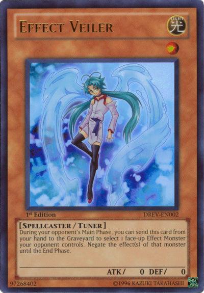 1st Edition, Duelist Revolution, Light, Spellcaster, Tuner Monster, Ultra Rare, Unlimited Effect Veiler [DREV-EN002] Ultra Rare - Trading Card World