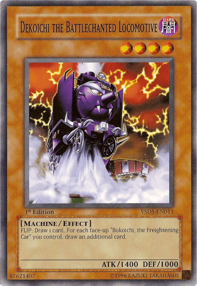 1st Edition, Common, Dark, Effect Monster, Machine, Starter Deck: Syrus Truesdale, Unlimited Dekoichi the Battlechanted Locomotive [YSDS-EN011] Common - Trading Card World