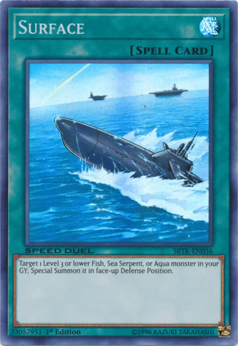 1st Edition, Normal Spell, Speed Duel: Trials of the Kingdom, Spell, Super Rare Surface [SBTK-EN036] Super Rare - Trading Card World