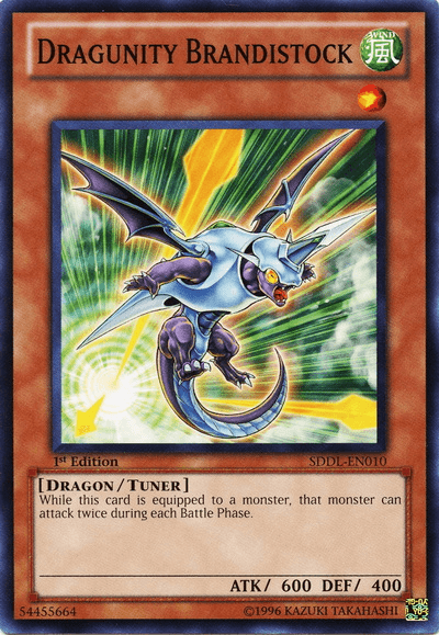 1st Edition, Common, Dragon, Structure Deck: Dragunity Legion, Tuner Monster, Unlimited, Wind Dragunity Brandistock [SDDL-EN010] Common - Trading Card World