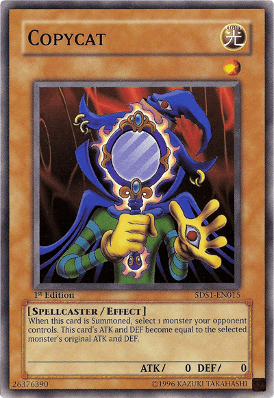 1st Edition, 5D's Starter Deck 2008, Common, Effect Monster, Light, Spellcaster, Unlimited Copycat [5DS1-EN015] Common - Trading Card World