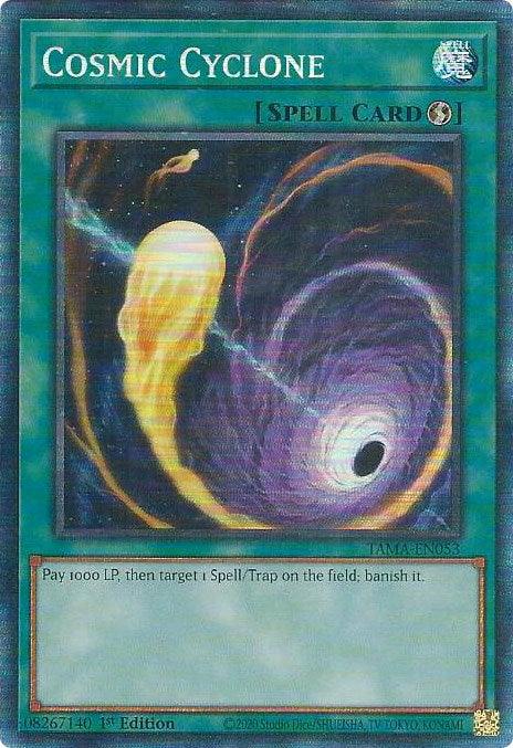 1st Edition, Collector's Rare, Quick-Play Spell, Spell, Tactical Masters Cosmic Cyclone [TAMA-EN053] Collector's Rare - Trading Card World