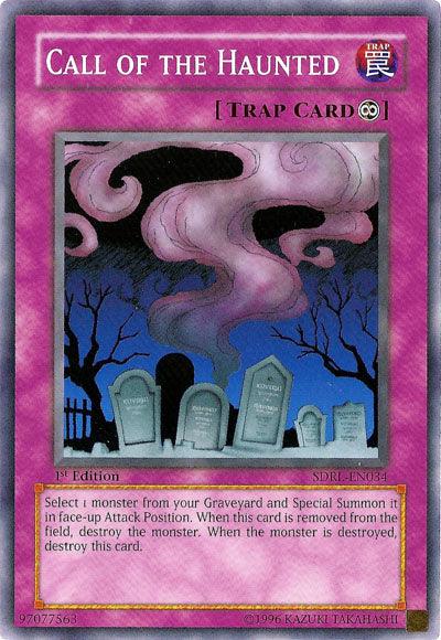 1st Edition, Common, Continuous Trap, Structure Deck: Rise of the Dragon Lords, Trap Call of the Haunted [SDRL-EN034] Common - Trading Card World