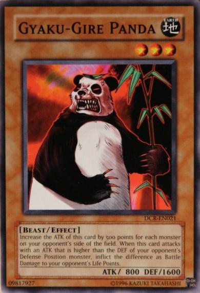 Beast, Common, Dark Crisis, Earth, Effect Monster, Unlimited Gyaku-Gire Panda [DCR-EN021] Common - Trading Card World