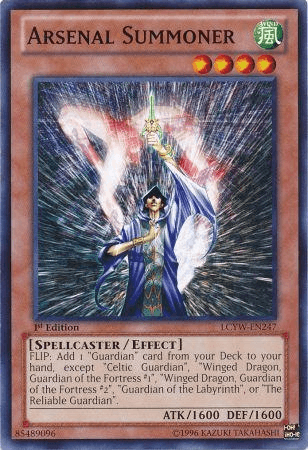 1st Edition, Common, Effect Monster, Legendary Collection 3: Yugi's World, Spellcaster, Unlimited, Wind Arsenal Summoner [LCYW-EN247] Common - Trading Card World