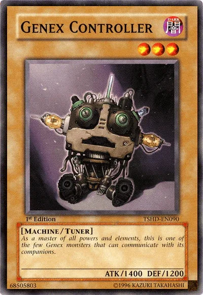 1st Edition, Common, Dark, Machine, The Shining Darkness, Tuner Monster, Unlimited Genex Controller [TSHD-EN090] Common - Trading Card World