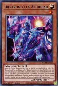 1st Edition, Effect Monster, Genesis Impact, Light, Machine, Rare Drytron Zeta Aldhibah [GEIM-EN028] Rare - Trading Card World