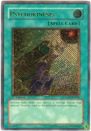 1st Edition, Crossroads of Chaos, Normal Spell, Spell, Ultimate Rare, Unlimited Psychokinesis (UTR) [CSOC-EN056] Ultimate Rare - Trading Card World