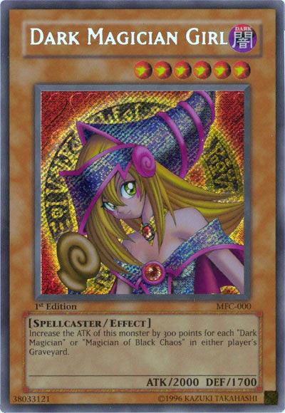 1st Edition, Dark, Effect Monster, Magician's Force, Secret Rare, Spellcaster, Unlimited Dark Magician Girl [MFC-000] Secret Rare - Trading Card World