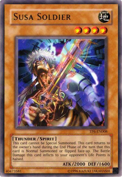 Earth, Rare, Spirit Monster, Thunder, Tournament Pack 6, Unlimited Susa Soldier [TP6-EN008] Rare - Trading Card World
