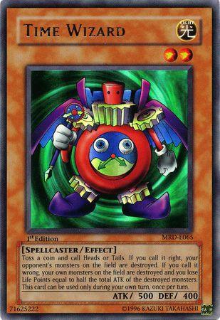 1st Edition, Effect Monster, Light, Metal Raiders, Spellcaster, Ultra Rare, Unlimited Time Wizard [MRD-E065] Ultra Rare - Trading Card World