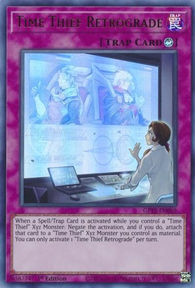 1st Edition, Counter Trap, Ghosts from the Past, Trap, Ultra Rare Time Thief Retrograde [GFTP-EN069] Ultra Rare - Trading Card World