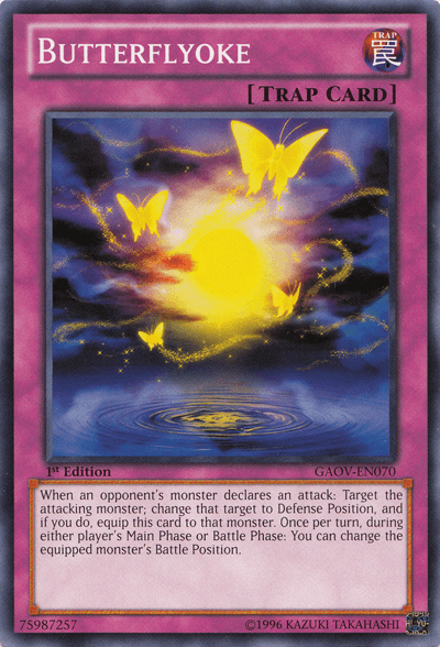 1st Edition, Common, Galactic Overlord, Normal Trap, Trap, Unlimited Butterflyoke [GAOV-EN070] Common - Trading Card World