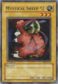 1st Edition, Beast, Common, Earth, Magic Ruler, Normal Monster, Unlimited Mystical Sheep #2 [MRL-E115] Common - Trading Card World