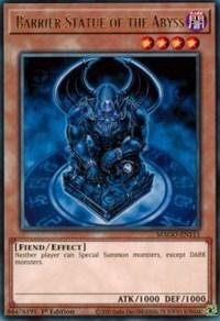 1st Edition, Dark, Effect Monster, Fiend, Maximum Gold, Rare Barrier Statue of the Abyss [MAGO-EN111] Rare - Trading Card World