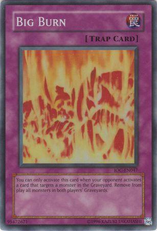 Invasion of Chaos, Normal Trap, Spell, Super Rare, Unlimited Big Burn [IOC-EN047] Super Rare - Trading Card World