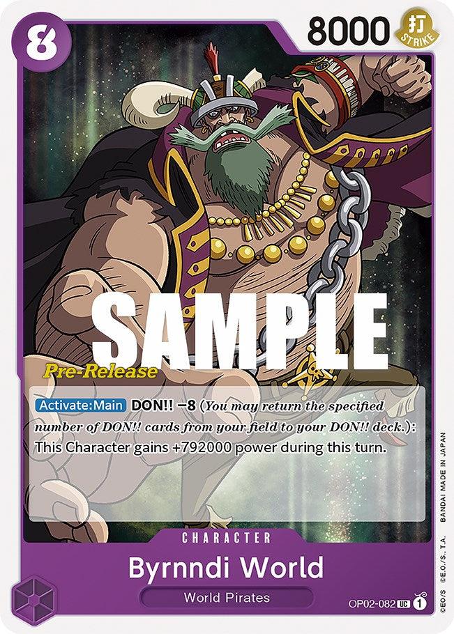 Character, Paramount War, Paramount War Pre-Release Cards, Uncommon, World Pirates Byrnndi World [Paramount War Pre-Release Cards] - Trading Card World