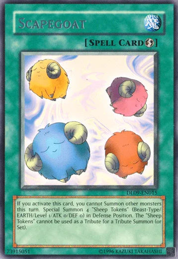 Duelist League Promo, Quick Play Spell, Rare, Spell, Unlimited Scapegoat (Silver) [DL09-EN015] Rare - Trading Card World