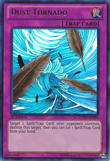 1st Edition, Legendary Collection 3: Yugi's World, Normal Trap, Trap, Ultra Rare, Unlimited Dust Tornado [LCYW-EN095] Ultra Rare - Trading Card World