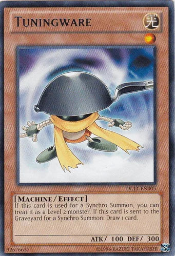 Duelist League Promo, Effect Monster, Light, Machine, Rare, Unlimited Tuningware (Blue) [DL14-EN005] Rare - Trading Card World