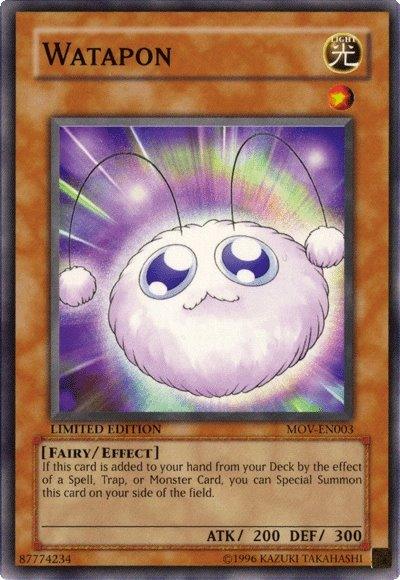 Common, Effect Monster, Fairy, Light, Limited, The Movie Promo Set Watapon [MOV-EN003] Common - Trading Card World