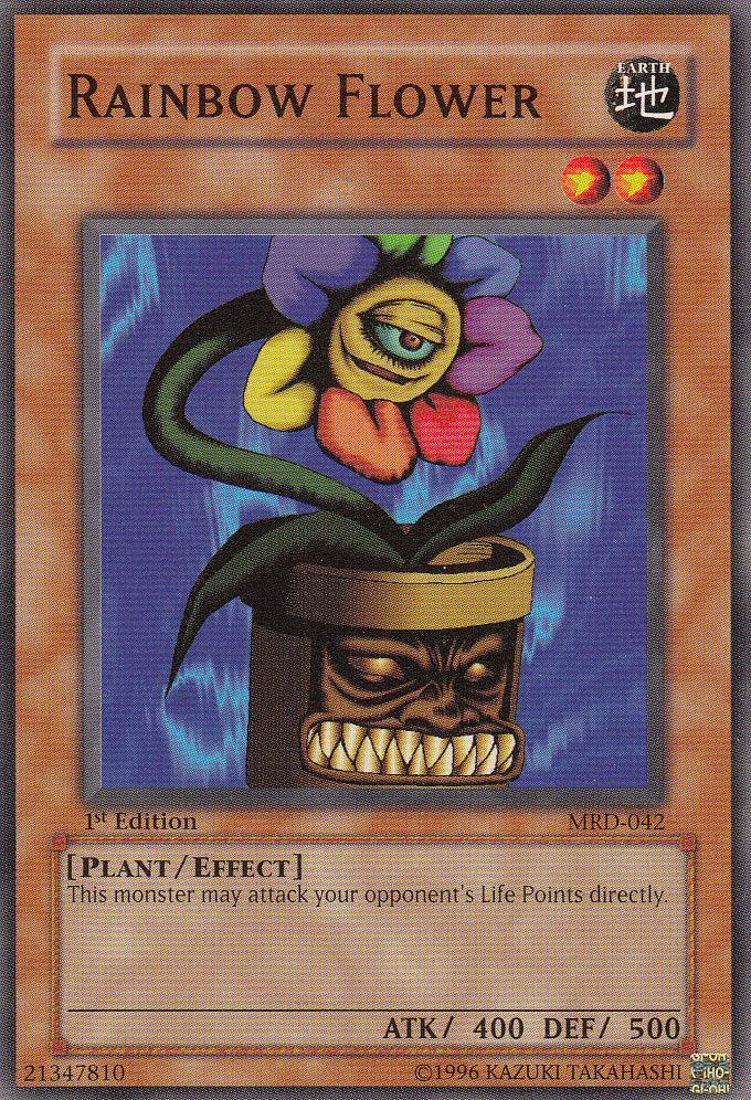 1st Edition, Common, Earth, Effect Monster, Metal Raiders, Plant, Unlimited Rainbow Flower [MRD-042] Common - Trading Card World