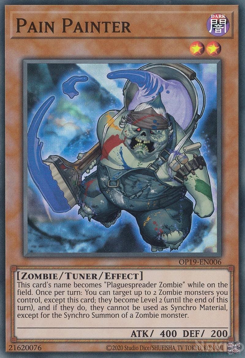 Dark, OTS Tournament Pack 19, Super Rare, Tuner/Effect Monster, Unlimited, Zombie Pain Painter [OP19-EN006] Super Rare - Trading Card World