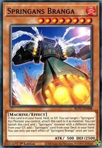1st Edition, Blazing Vortex, Common, Effect Monster, Fire, Machine Springans Branga [BLVO-EN008] Common - Trading Card World