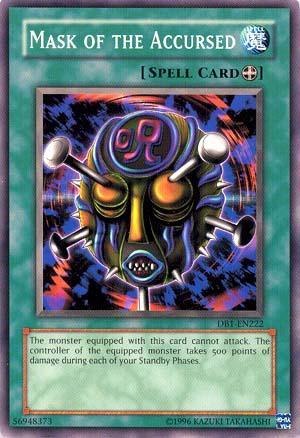 Common, Dark Beginning 1, Equip Spell, Spell, Unlimited Mask of the Accursed [DB1-EN222] Common - Trading Card World