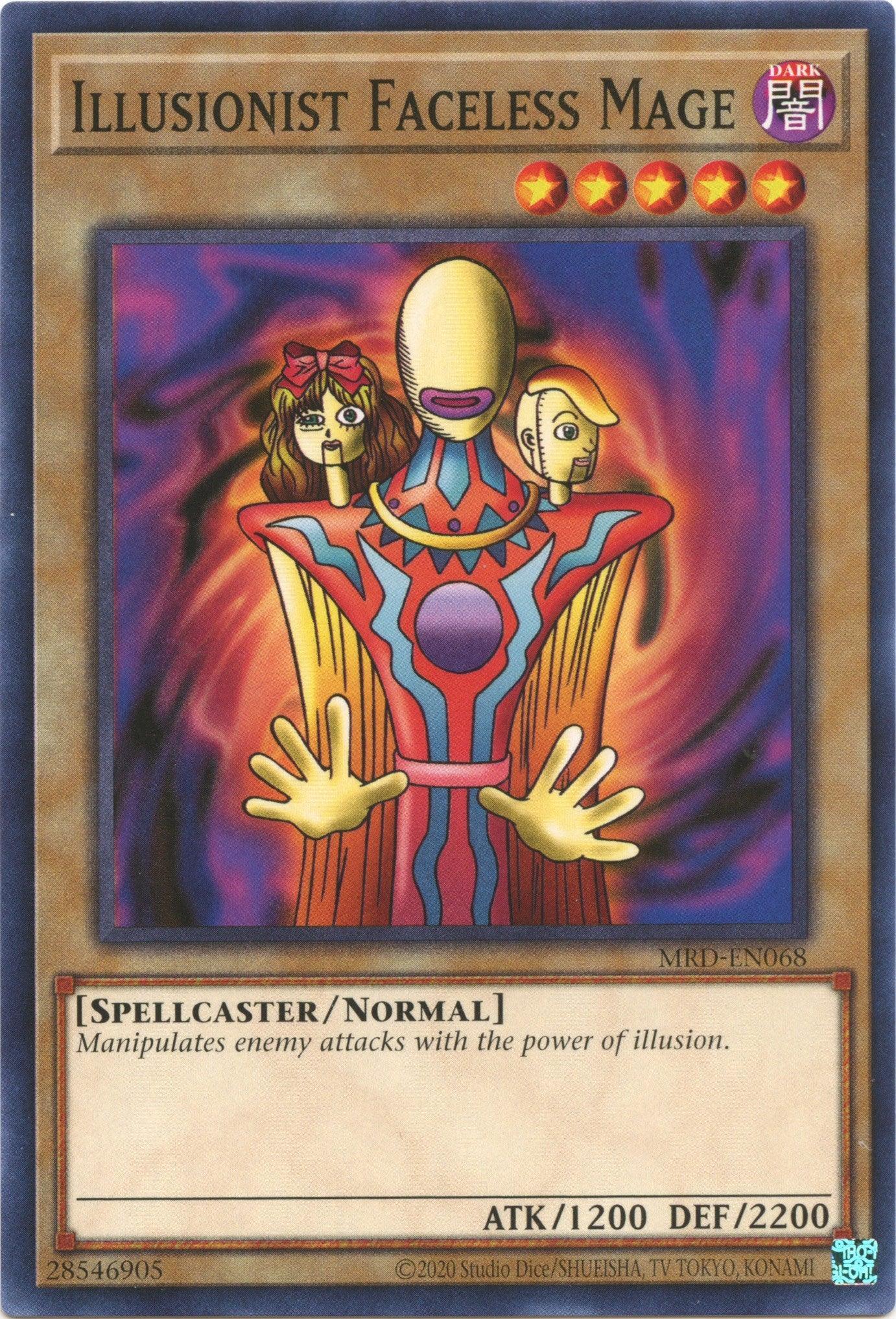 Common, Dark, Metal Raiders (25th Anniversary Edition), Normal Monster, Spellcaster, Unlimited Illusionist Faceless Mage (25th Anniversary) [MRD-EN068] Common - Trading Card World