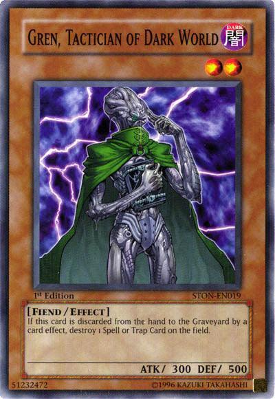 1st Edition, Common, Dark, Effect Monster, Fiend, Strike of Neos, Unlimited Gren, Tactician of Dark World [STON-EN019] Common - Trading Card World