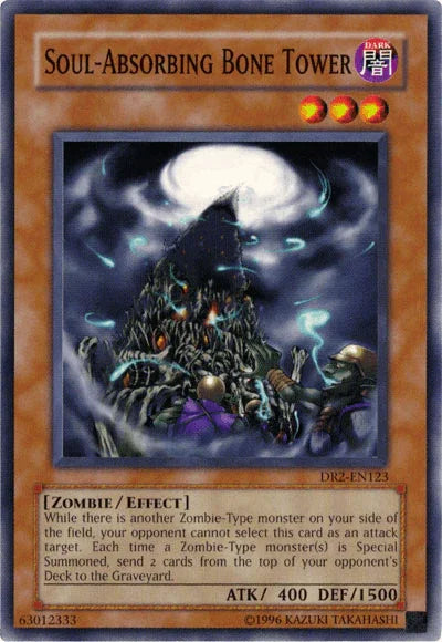 Common, Dark, Dark Revelation Volume 2, Effect Monster, Unlimited, Zombie Soul-Absorbing Bone Tower [DR2-EN123] Common - Trading Card World
