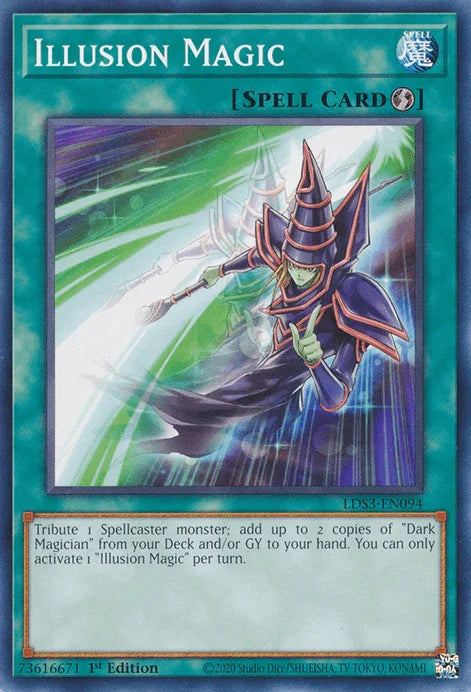 1st Edition, Common, Legendary Duelists: Season 3, Quick-Play Spell, Spell Illusion Magic [LDS3-EN094] Common - Trading Card World