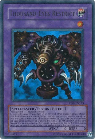 Dark, Dark Beginning 1, Fusion/Effect Monster, Spellcaster, Ultra Rare, Unlimited Thousand-Eyes Restrict [DB1-EN195] Ultra Rare - Trading Card World