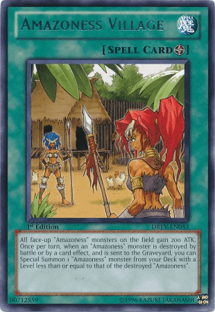 1st Edition, Duelist Revolution, Field Spell, Rare, Spell, Unlimited Amazoness Village [DREV-EN053] Rare - Trading Card World