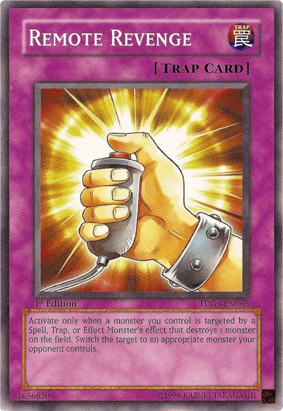 1st Edition, Common, Normal Trap, The Duelist Genesis, Trap, Unlimited Remote Revenge [TDGS-EN066] Common - Trading Card World