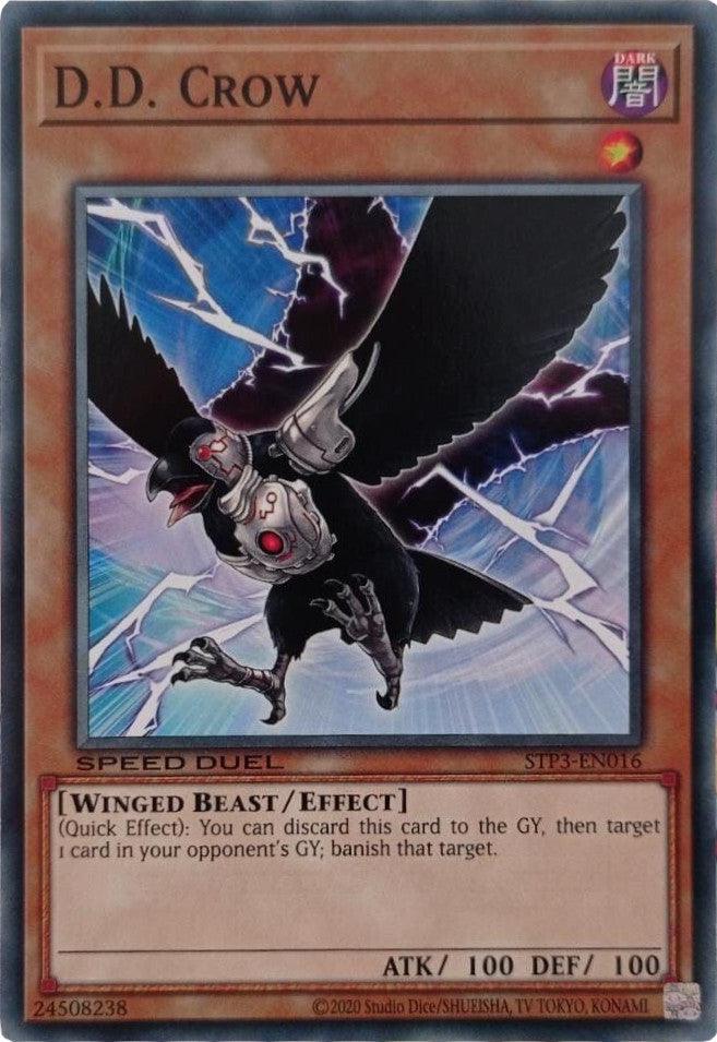 Common, Dark, Effect Monster, Speed Duel: Tournament Pack 3, Unlimited, Winged Beast D.D. Crow [STP3-EN016] Common - Trading Card World